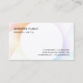 ミニマモダンカラフルリストテンプレートプロフェッショナル 名刺 (正面)