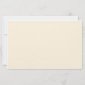 ミニマモダンスタイリッシュリストのモノグラム名 便箋 (裏面)