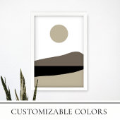 ミニマモダンスタイリッシュリストウォールアートプリント ポスター