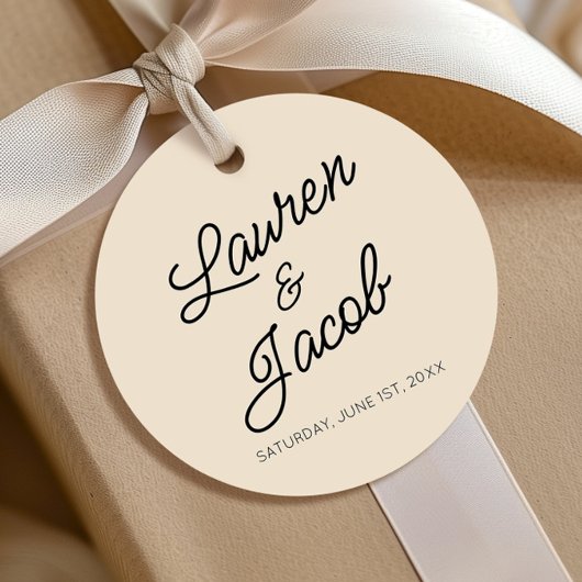 ミニマモダンミニマルリストのチャンパ結婚ーニュ フェイバータグ