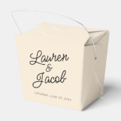 ミニマモダンミニマルリストのチャンパ結婚ーニュ フェイバーボックス (裏面サイド)