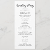 ミニマモダンミニマルル白黒結婚ズ プログラム (裏面)