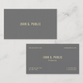 ミニマモダンリエレガントアルデザインテンプレートラグジュアリー 名刺 (正面/裏面)