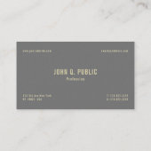 ミニマモダンリエレガントアルデザインテンプレートラグジュアリー 名刺 (裏面)