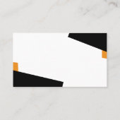 ミニマモダンリエレガントアルデザイントレンディープレーン 名刺 (裏面)