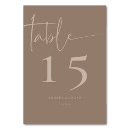 ミニマモダンリエレガントクラシックの表の番号 テーブルナンバー