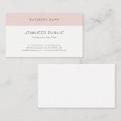 ミニマモダンリエレガントシンプルテンプレートトレンディー 名刺 (正面/裏面)