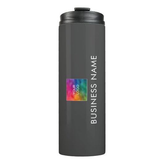 ミニマモダンリエレガント・デザイン・ビジネス・ロゴ タンブラー (正面)