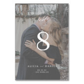 ミニマモダンリカスタムアル写真オ結婚ーバーレイ テーブルナンバー (裏面)