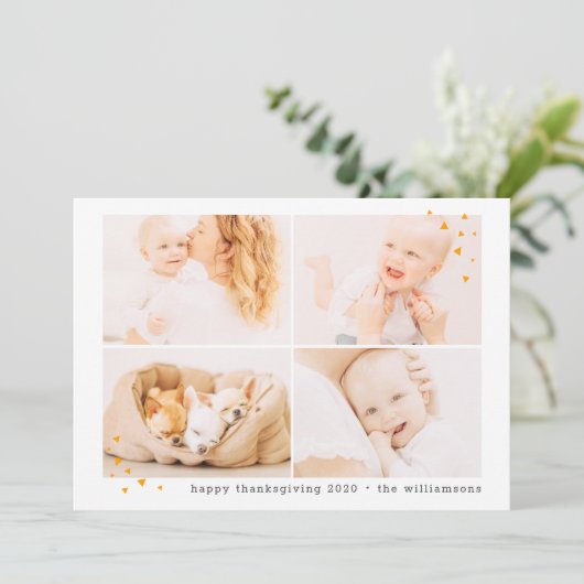 ミニマモダンリカスタムストの写真感謝祭 シーズンカード (スタンド正面)