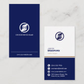 ミニマモダンリカスタムスパーソナライズされたト・ビジネスカー 名刺 (正面/裏面)