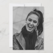 ミニマモダンリカラフルスト抽象芸術スイート16 招待状 (裏面)