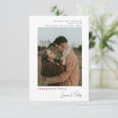 ミニマモダンリシンプルアルな2 – 写真結婚の 招待状 (スタンド正面)