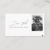 ミニマモダンリシンプルアルテンプレート撮影 名刺 (正面)