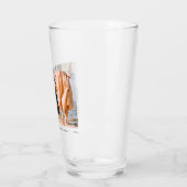 ミニマモダンリシンプルカスタムの家族の写真 タンブラーグラス (左)