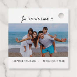 ミニマモダンリシンプルカスタムの家族の写真 フェイバータグ