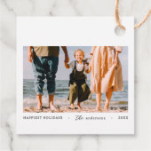 ミニマモダンリシンプルカスタムの家族の写真 フェイバータグ (裏面)