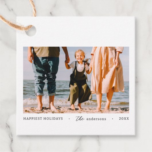 ミニマモダンリシンプルカスタムの家族の写真 フェイバータグ (正面)