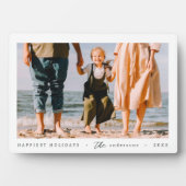 ミニマモダンリシンプルカスタムの家族の写真 フォトプラーク (正面)