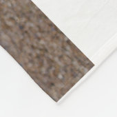 ミニマモダンリシンプルカスタムの家族の写真 フリースブランケット (角)