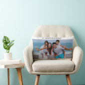 ミニマモダンリシンプルカスタムの家族の写真 ランバークッション (椅子)