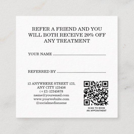 ミニマモダンリシンプルズムの黒線と白線 紹介カード (裏面)