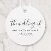 ミニマモダンリシンプルムの書結婚道 フェイバータグ (正面)