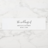 ミニマモダンリシンプルムの書結婚道 ペットボトルラベル (シングルラベル)