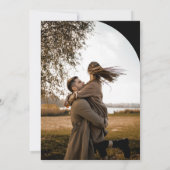 ミニマモダンリシンプル素朴の写真Arch's 結婚. 招待状 (裏面)