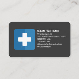 ミニマモダンリスカスタムトのロゴ医師 名刺