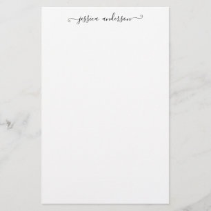 ミニマモダンリスガーリート黒脚本 便箋