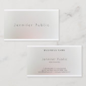 ミニマモダンリスタイリッシュアルデザインクリーン平野ルクセ 名刺 (正面/裏面)