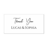 ミニマモダンリストありがとうハート ラバースタンプ (インプリント)