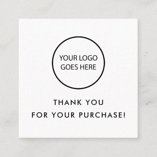 ミニマモダンリストありがとう社会QRコード 割引カード (正面)