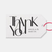 ミニマモダンリストありがとう ギフトタグ (正面(横))