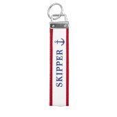 ミニマモダンリストいかり赤と青 | リストバンドキーホルダー (鍵トップ)