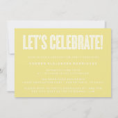 ミニマモダンリストおめでとう卒業招待状 招待状 (裏面)