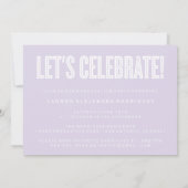 ミニマモダンリストおめでとう卒業招待状 招待状 (裏面)