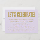 ミニマモダンリストおめでとう卒業招待状 招待状 (裏面)