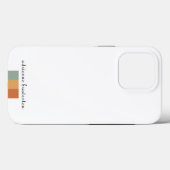 ミニマモダンリストかわいい明るいカラーブロック Case-Mate iPhoneケース (裏面 (横))