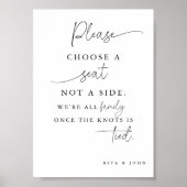 ミニマモダンリストがサイドではなくシートを選結婚択 ポスター (正面)