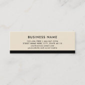 ミニマモダンリストが友人の紹介を参照 スキニー名刺 (正面)