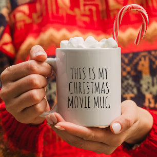 ミニマモダンリストこれは私のクリスマス映画のマグカップ コーヒーマグカップ