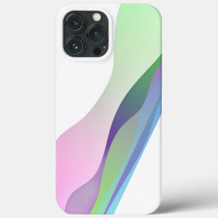 ミニマモダンリストのアートウェーブパターン iPhone 13 PRO MAXケース