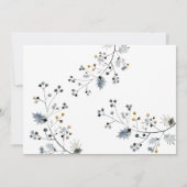 ミニマモダンリストのクリスマスオーガニック企業のはっきりした シーズンカード (裏面)