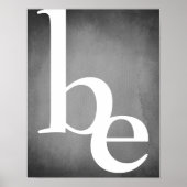 ミニマモダンリストのクリーンなグレーと白のはっきりした文字 ポスター (正面)