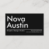 ミニマモダンリストのグはっきりしたラフィック・デザイナー 名刺 (正面)