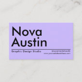 ミニマモダンリストのグはっきりしたラフィック・デザイナー 名刺 (正面)