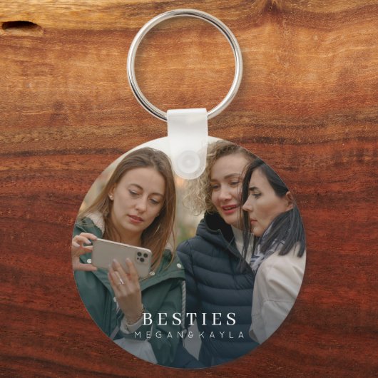 ミニマモダンリストのシック最高のフリーズ キーホルダー (正面)