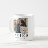 ミニマモダンリストのシック最高のフリーズ コーヒーマグカップ (正面左)